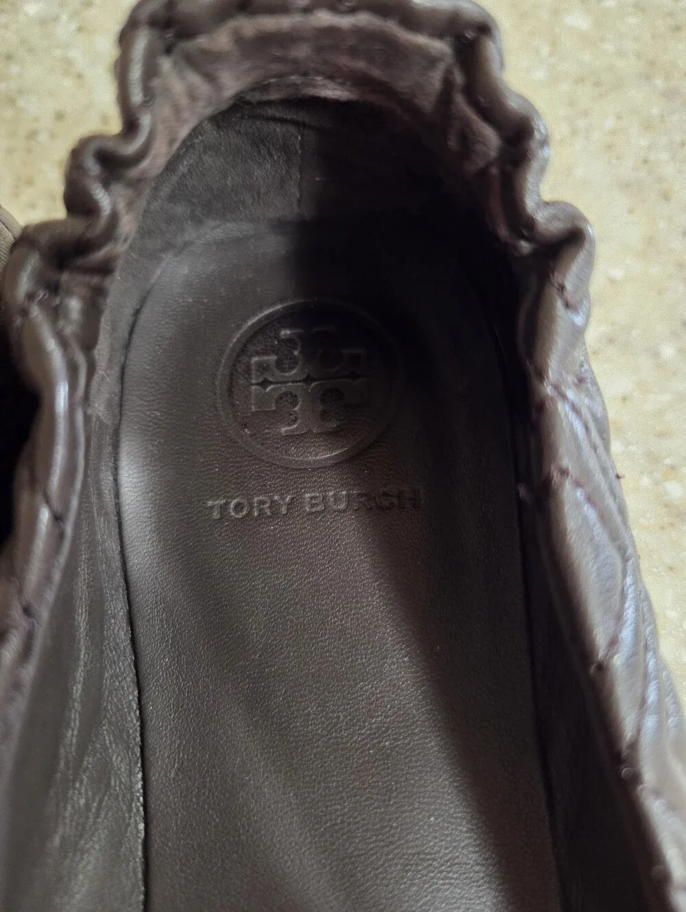 Tory Burch Minnie Travel Ballet Flat Quilted